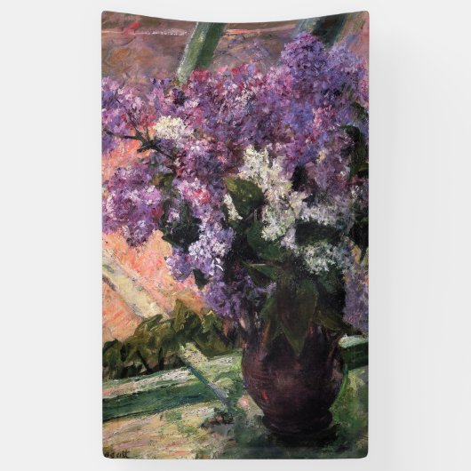 Banderoles Mary Cassatt - Lilacs dans une fenêtre (Vertical)