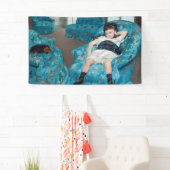 Banderoles Mary Cassatt - Petite fille dans un fauteuil bleu (En situation)