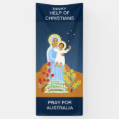 Banderoles Mary Help de Christians Banner (Vertical)