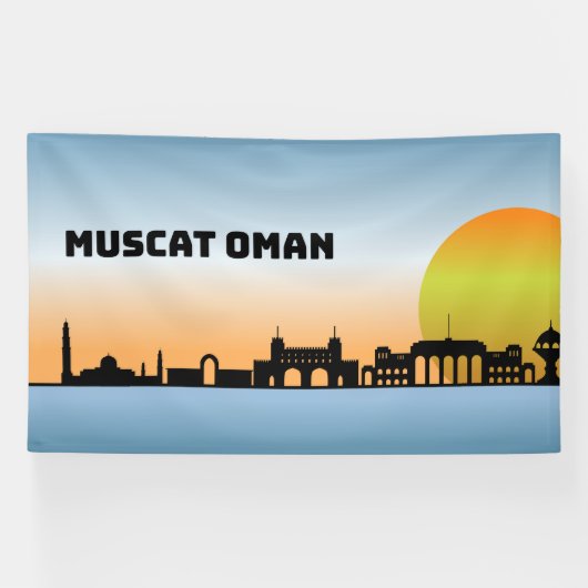 Banderoles Mascate Oman (Horizontal)