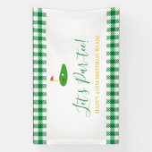 Banderoles Masters Anniversaire Golf Thème pour Adulte Aîné 4 (Verticale)