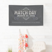 Banderoles Match Day 2026 Party Elegant Gray Stethoscope (En situation)