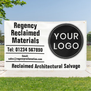 Banderoles Matériaux Récupérés Salvage Architectural & Logo