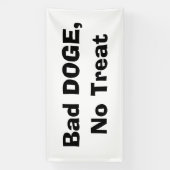 Banderoles Mauvaise DOGE, pas de traitement (Verticale)