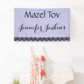 Banderoles Mazel Tov (En situation)