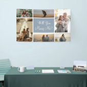 Banderoles Me marie-tu | 6 Collage de propositions de photos (Salon professionnel)