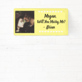 Banderoles Me marierez-vous un nom personnalisé et une banniè (Insitu)