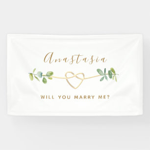 Banderoles Me marierez-vous une proposition de Mariage Eucaly