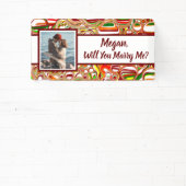 Banderoles Me marierez-vous une proposition de nom personnali (Insitu)