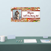 Banderoles Me marierez-vous une proposition de nom personnali (Salon professionnel)