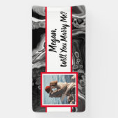 Banderoles Me marierez-vous une proposition de nom personnali (Verticale)