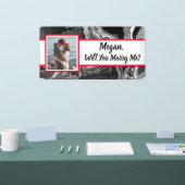 Banderoles Me marierez-vous une proposition de nom personnali (Salon professionnel)