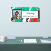 Banderoles Me marierez-vous une proposition de nom personnali (Salon professionnel)