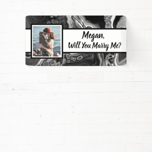 Banderoles Me marierez-vous une proposition de nom personnali (Insitu)