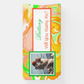 Banderoles Me marierez-vous une proposition de nom personnali (Verticale)