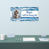 Banderoles Me marierez-vous une proposition de nom personnali (Salon professionnel)