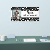 Banderoles Me marierez-vous une proposition de nom personnali (Salon professionnel)