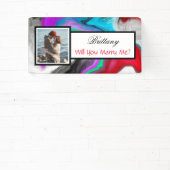 Banderoles Me marierez-vous une proposition de nom personnali (Insitu)