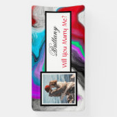 Banderoles Me marierez-vous une proposition de nom personnali (Verticale)