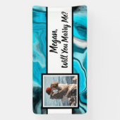 Banderoles Me marierez-vous une proposition de nom personnali (Verticale)