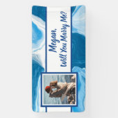 Banderoles Me marierez-vous une proposition de nom personnali (Verticale)