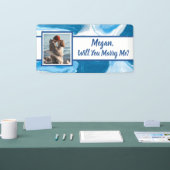 Banderoles Me marierez-vous une proposition de nom personnali (Salon professionnel)