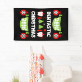 Banderoles Médecin dentaire Xmas (En situation)