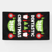 Banderoles Médecin dentaire Xmas (Horizontal)