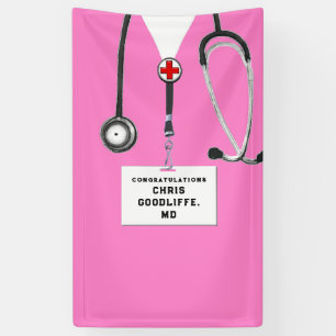 Banderoles Medical School Graduation Banner