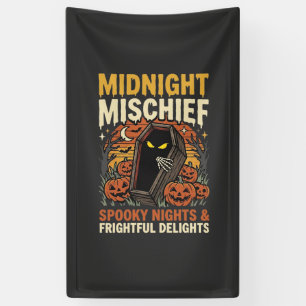 Banderoles Méfait de cimetière d'Halloween