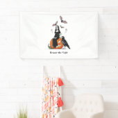 Banderoles Méfiez-vous de la Nuit Éffrayante (En situation)