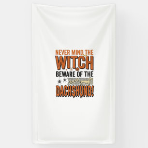 Banderoles Méfiez-vous du T-shirt de sorcière d'Halloween de
