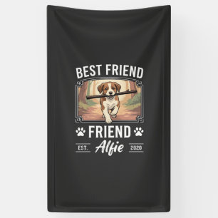 Banderoles Meilleur Ami Alfie Amoureux des Chiens