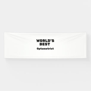 Banderoles Meilleur Optométriste du monde