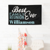 Banderoles Meilleur rassemblement de réunion familiale modern (En situation)