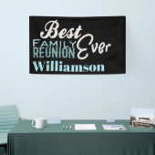 Banderoles Meilleur rassemblement de réunion familiale modern (Salon professionnel)