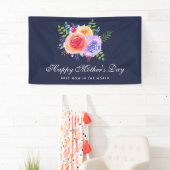 Banderoles Meilleure maman dans le monde Roses de la fête des (En situation)