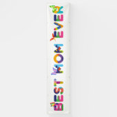 Banderoles Meilleure maman jamais colorée (Vertical)