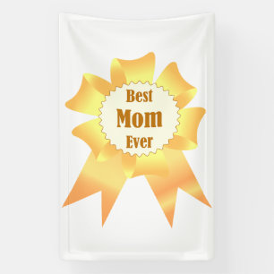 Banderoles Meilleure maman jamais Golden Lauréat du prix ruba