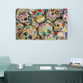 Banderoles Meilleure vente Motif crâne sucre (Salon professionnel)