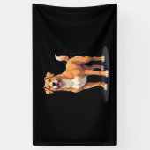 Banderoles Meilleure vie avec T-shirt Dogo Canario Long Sleev (Vertical)