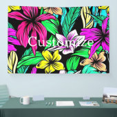 Banderoles Mélange de fleurs tropicales Thunder_Cove (Salon professionnel)