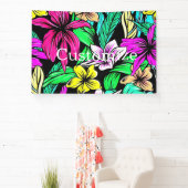 Banderoles Mélange de fleurs tropicales Thunder_Cove (Insitu)