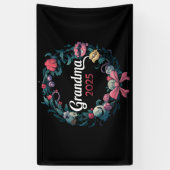 Banderoles Mémé 2025 Pour Nouveau Cadeau De Grand-Mère (Vertical)