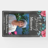 Banderoles Mémoire d'amour Souvenir funéraire (Horizontal)