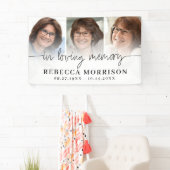 Banderoles Memorial 3 Photos Script Dans Mémoire Amoureuse (En situation)