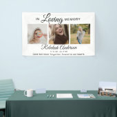 Banderoles Mémorial de collage photo moderne 3 (Salon professionnel)