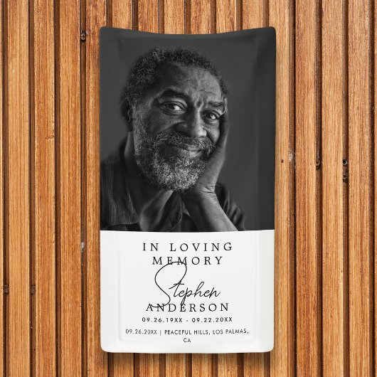 Banderoles Mémorial/funérailles dans la mémoire amoureuse Pho