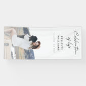 Banderoles Mémorial funéraire | Célébration informelle de la  (Horizontal)