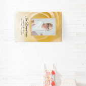 Banderoles Mémorial funéraire des pétales à la rose blanche (Insitu)